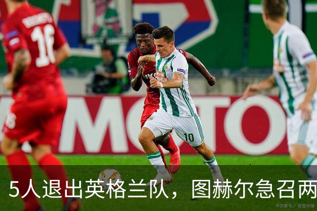 5人退出英格兰队，图赫尔急召两人补位